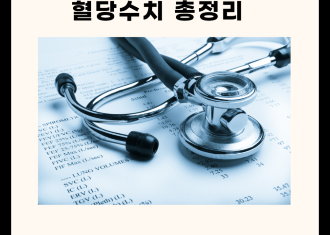 지금까지 잘 못 알고 있는 '혈당 수치' : 3가지 유형과 다양한 관리 방법