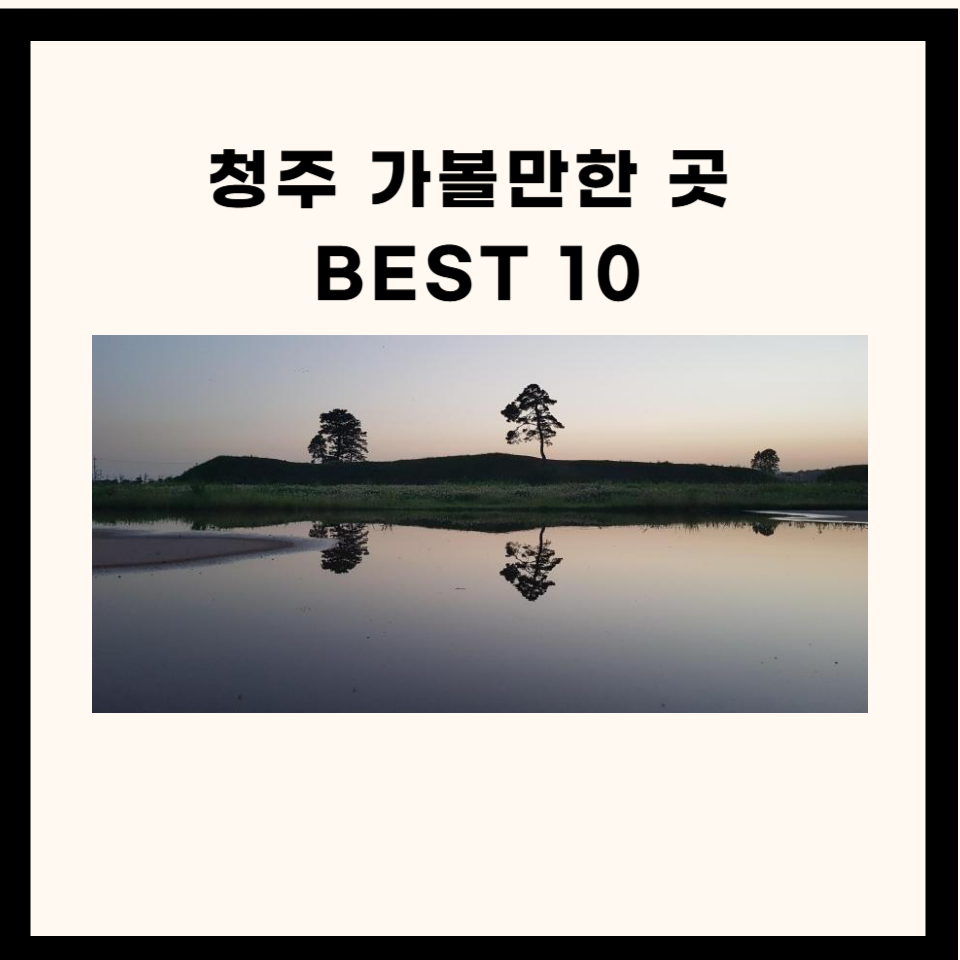 청주 가볼만한 곳 베스트 10