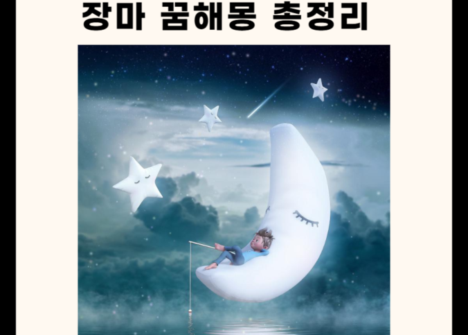 장마 관련 꿈해몽 총정리