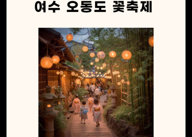 여수 오동도 동백꽃 축제 총정리