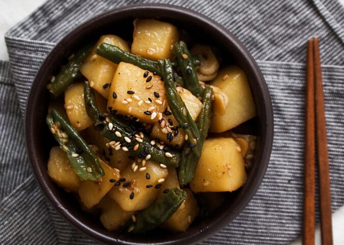 밑반찬 만들기 – 꽈리고추 감자조림 황금 레시피